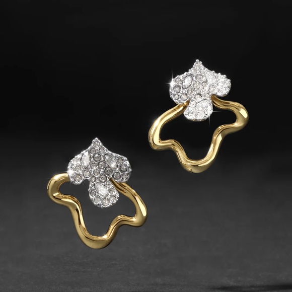 ALEXIS BITTAR Freeform Pavé Crystal Jacket Earrings - Picture 2 of 6
